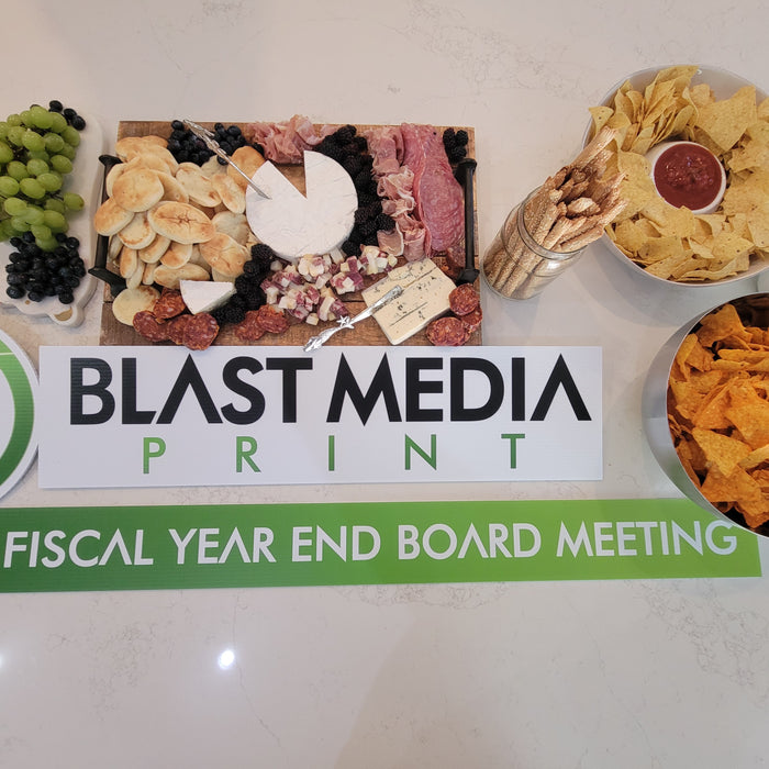 Blast Media Print - Fiscal Year End Board Meeting