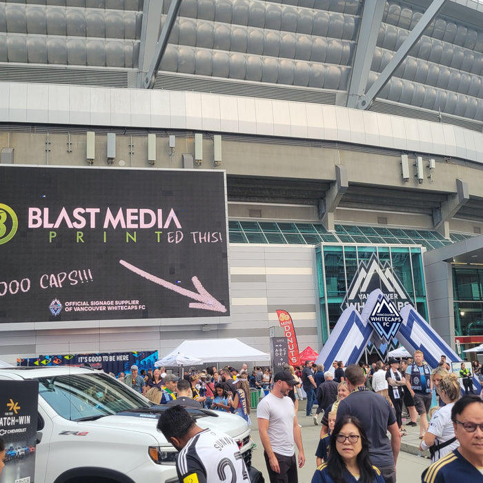 Inflatable for the Vancouver Whitecaps Pre-Match Patio Parties