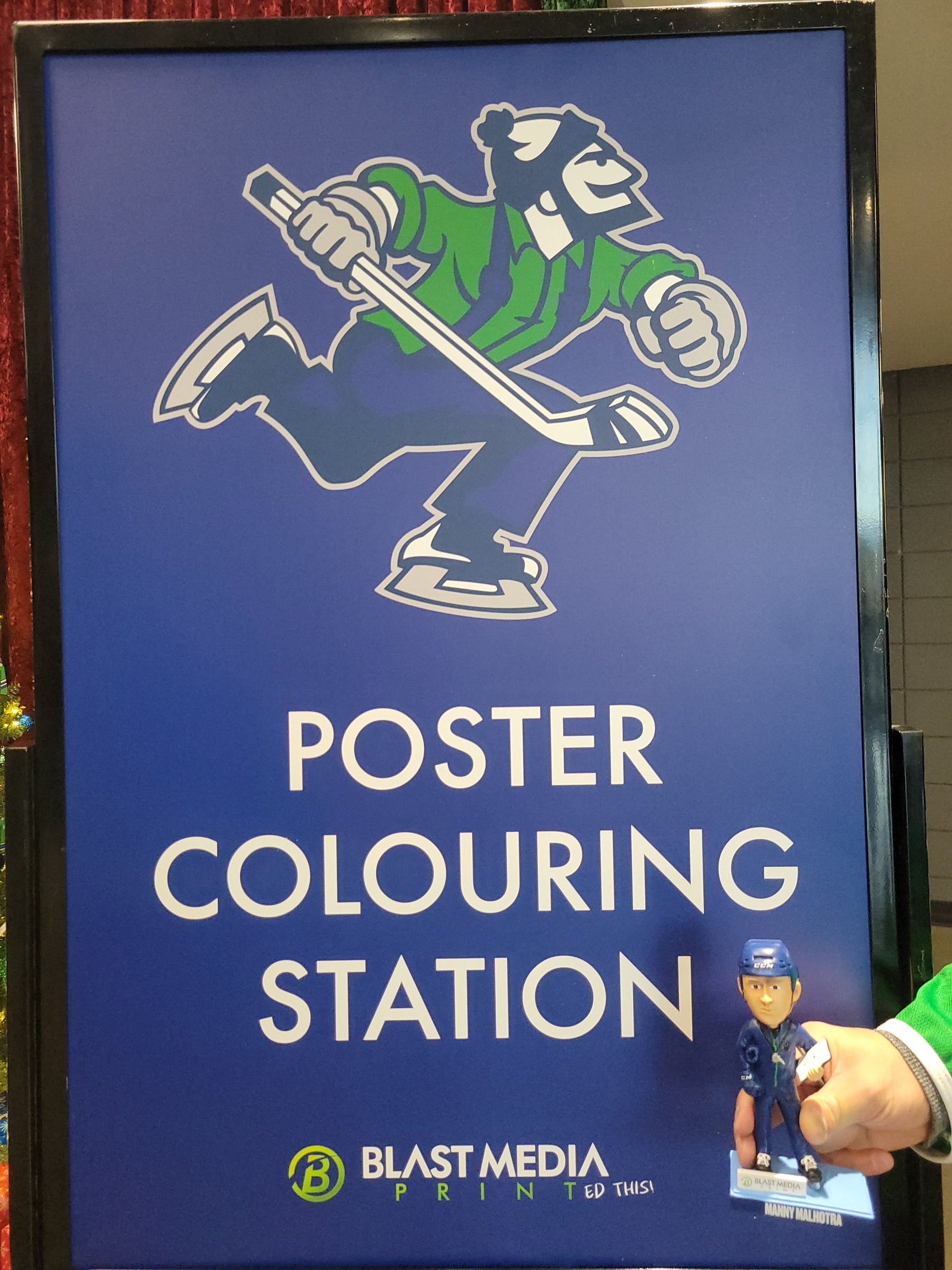 Abbotsford Canucks Sign of The Game!