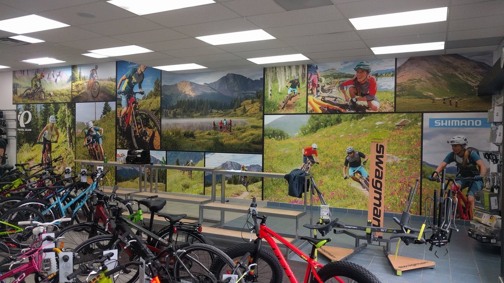 Shimano large wall mural