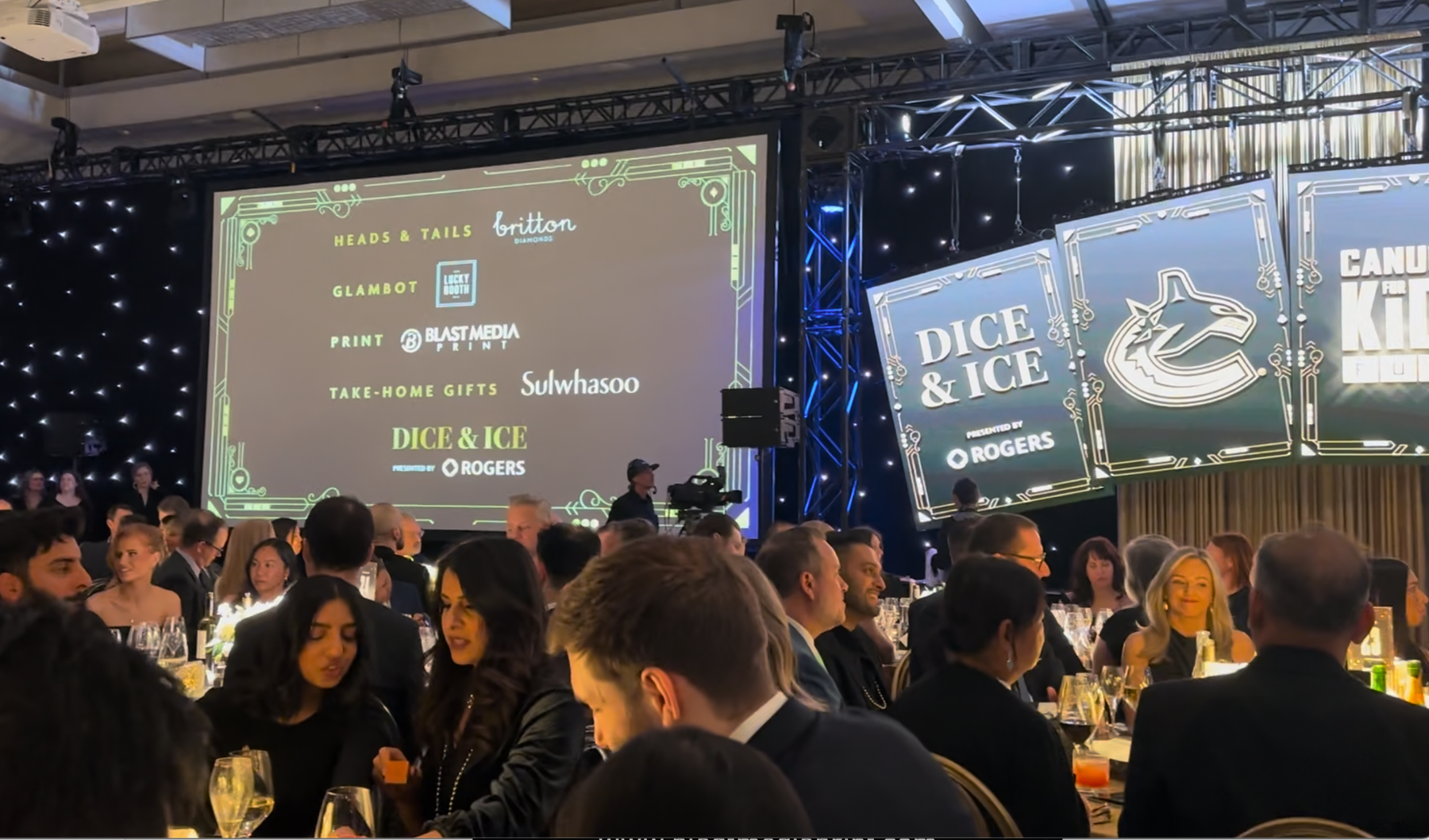 2025 Dice & Ice Gala supported and sponsored by Blast Media