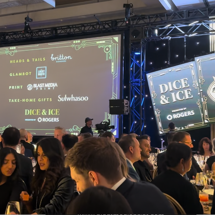 2025 Dice & Ice Gala supported and sponsored by Blast Media