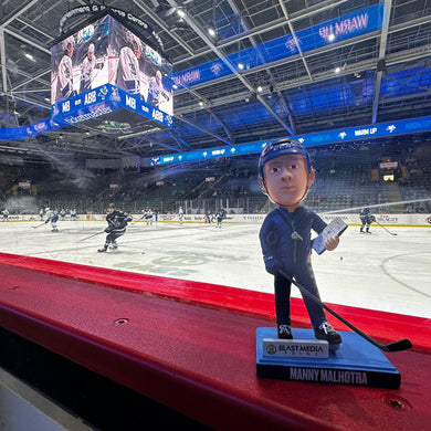 Manny Malhotra Bobbleheads for the Abbotsford Canucks