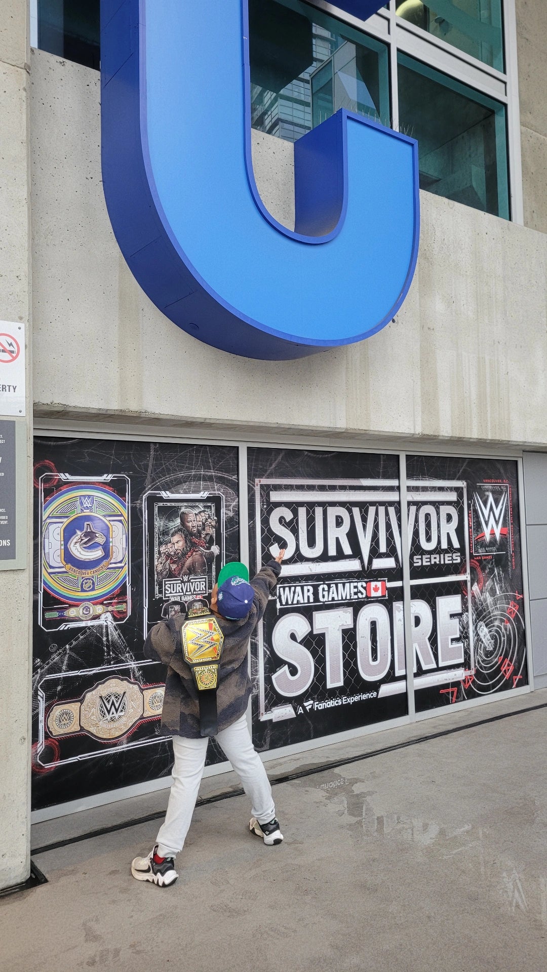 WWE Survivor Series - War Games Official Pop Up Store at BC Place