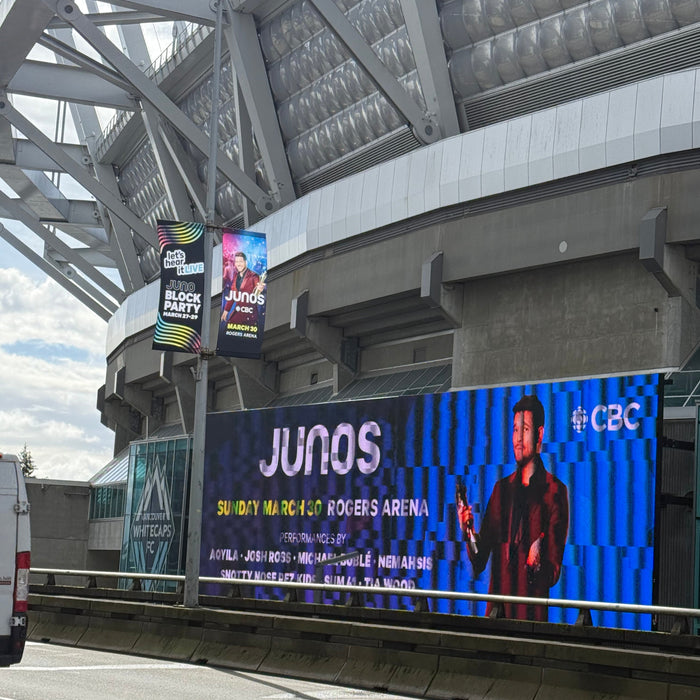 Street Pole Banners for the Junos