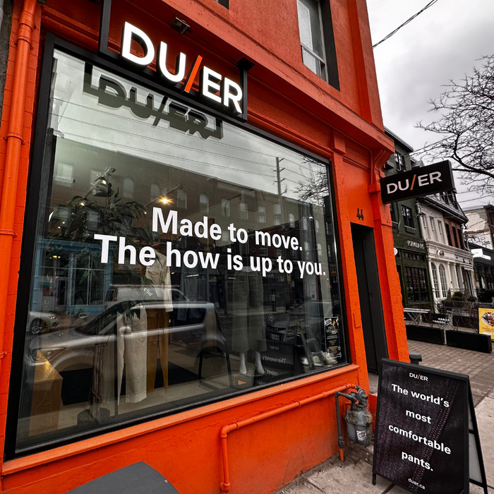 DUER Window Cling - Made to Move