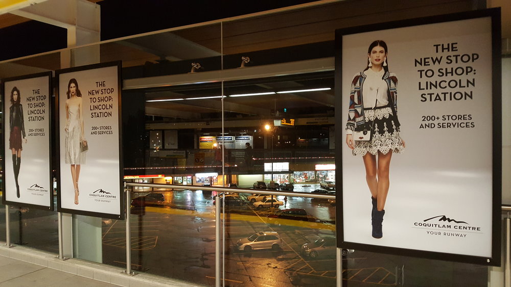 Platform Posters at the Evergreen Line — Blast Media Inc